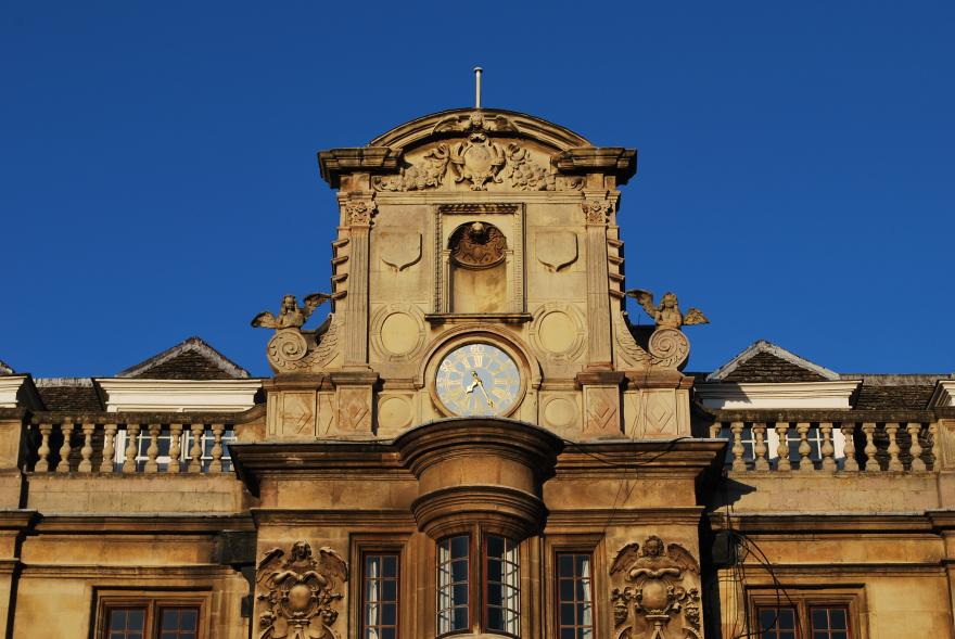 Old Court building clock