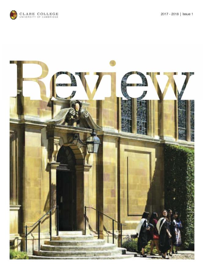 Cover of Clare Review Issue 1