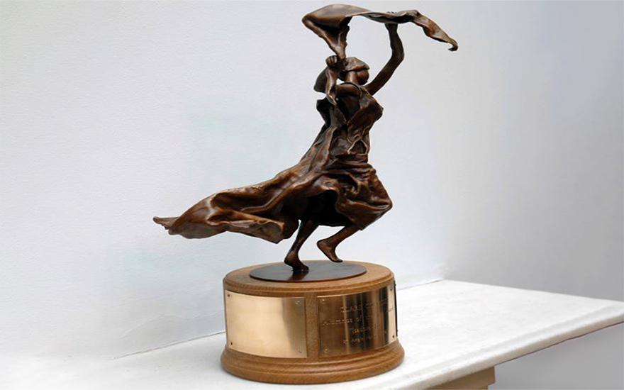 Image of Alumna of the year statue