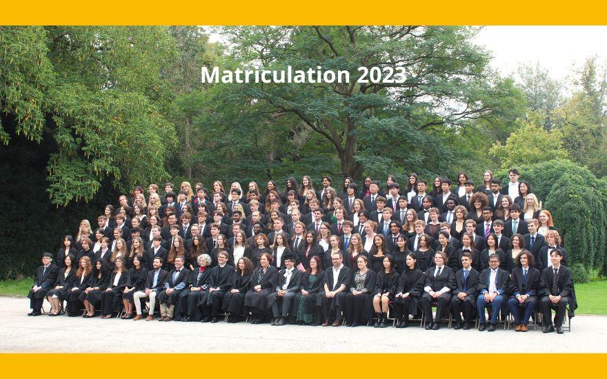 Matriculation 2023